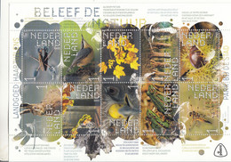 Nederland Postzegelvelletje  Landgoed Haarzulens - Bloques