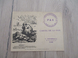 CPA Pub Cartel De La Paix Action Internationale Démocratique Pour La Pix Groupe De La Côte D'or 1932 - Sonstige & Ohne Zuordnung