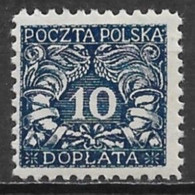 Poland 1919. Scott #J25 (MH) Numeral Of Value - Strafport