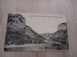 CPA  34 Hérault Saint Bauzile De Putois Entrée Des Gorges De L'Hérault Imparfaite Au Dos - Otros & Sin Clasificación