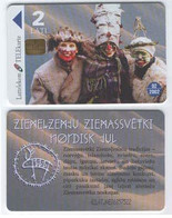 Lettland. 2000. Masken, Weihnachten - Latvia