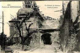 034 705 - CPA - France (60) Somme - Ruines De Montdidier - Le Palais De Justive - Montdidier