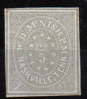 Estados Confederados De América (Nashville Y Tennessee). Nº 4.  Año 1861 - 1861-65 Confederate States