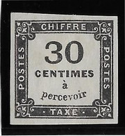 France Taxe N°6 - Neuf * Avec Charnière - TB - 1859-1959 Nuovi