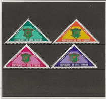 COTE D'IVOIRE - TIMBRE DE SERVICE  N° 1 A 4  NEUF INFIME CHARNIERE - ANNEE 1974 - Ivoorkust (1960-...)