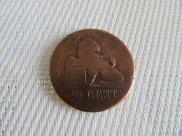 Pièce De 10 Centimes Ancienne En Cuivre. Belgique. 1831 - 10 Cents