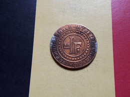 BELGIE/BELGIQUE GENT/GAND 1FR 1915 SANS POINT = I I-1919 - Monedas / De Necesidad