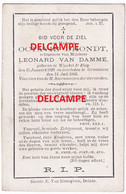 Doodsprentje Octavie Dhondt Grammene 1828 En Aldaar Overleden 1893 Van Damme Leonard Deinze Nevele - Santini
