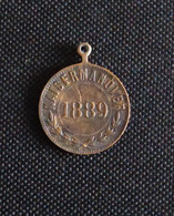 Allemagne Guillaume II Médaille De La Kaisermanöver De1889 - Andere