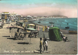 Scauri - Spiaggia Con Veduta Di Monte Argento - Latina - H7720 - Latina