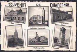 +++ CPA - Souvenir De QUAREGNON - Multivues - Gare - Charbonnage ...  // - Quaregnon