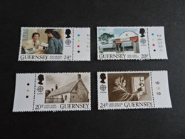 EU1053   - Set  With Tabs  MNH Guernsey  1990 - Cept Europa - Guernsey