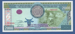 BURUNDI - P.41 – 2.000 Francs 25.06.2001 UNC Serie L369095 - Burundi