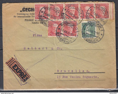 Expres Brief Van Podmokly Naar Bruxelles - Briefe