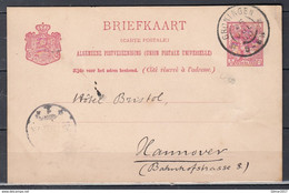 Briefkaart Van Groningen Naar Hannover - Cartas & Documentos