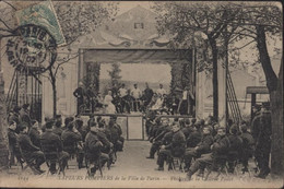 CPA CP Sapeurs Pompiers De Paris De La Ville De Paris Théâtre De La Caserne Violet CAD Paris 12 4 1907 - Pompieri