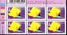 South Africa - 2000 7th Definitive Fauna And Flora 90c Control Block (**) (2000.11.01) - Blocchi & Foglietti