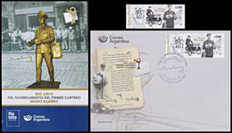 POSTMAN-ARGENTINA-2021-STAMPS-250 YEARS SINCE THE NAMING OF THE FIRST POSTMAN, MNH + FDC - Neufs