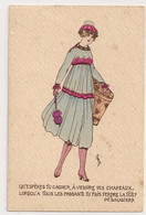 Ref 567 : CPA Illustrateur PERO Mode Feminine Art Nouveau Pesaugiers - Other Illustrators