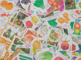 STAMP JAPAN Topical 【Vege Fruit】 100pcs Lot OFF Paper Philatelic Collection - Collezioni & Lotti