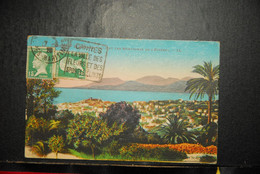 CP, 06, Cannes - Vue Sur La Ville Et Les Montagne De L'Esterel - Cannes