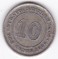 Straits Settlements , 10 Cents 1926  George V , En Argent , KM# 29b - Malaysie