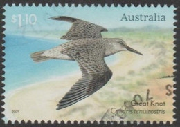 AUSTRALIA - USED 2021 $1.10 Migratory Shorebirds - Great Knot - Used Stamps