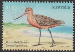 AUSTRALIA - USED 2021 $1.10 Migratory Shorebirds - Bar-tailed Godwit - Used Stamps