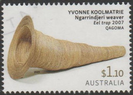 AUSTRALIA - USED 2021 $1.10 Australian Contemporary Sculpture "Eel Trap 2007" -QAGOMA - Used Stamps