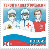 Pre Order Delivery 3-4 Weeks Russland Russia 2021 MNH ** Mi 3029 The Image Of Modern Russia. Heroes Of Our Time - Ongebruikt