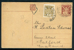 Tchécoslovaquie - Entier Postal + Complément De Kral. Vinohrad Pour Le Royaume Uni En 1921 - Prix Fixe !!! - Ref S 9 - Postales