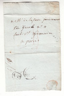 France - Précurseur Expédié Vers Paris - ...-1845 Prephilately