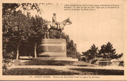 59 MONT-CASSEL STATUE DU MARECHAL FOCH AU PARC DU PLATEAU - Cassel