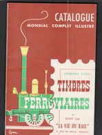 CATALOGUE TIMBRES FERROVIAIRES - Edité Par " LA VIE DU RAIL " - Imprimé Par YVERT -1959 - Philatelie Und Postgeschichte