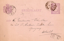 21 JAN 88 Kleinrond DRIEBERGEN Op Bk Naar Utrecht - Storia Postale