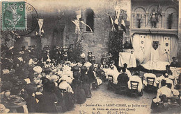 La Riche       37       Jeanne D'Arc à Saint Cosme 1910  . Mgr Denis En Chaire     (voir Scan) - La Riche