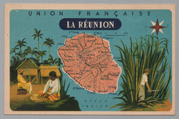 LA REUNION  / CARTE PUBLICITAIRE ANCIENNE LION NOIR (ref 8576a) - Réunion