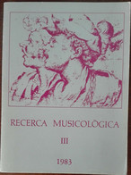 Ricerca Musicologica III - AA.VV. - Iudim,1983 - A - Autres & Non Classés