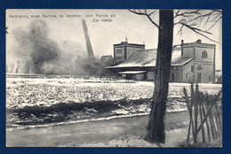 22. Glageon ( Environs Fourmies). Dynamitage D'une Cheminée D'usine. Feldpostkarte ( Weltkrieg 1914-116). 1917 - Fourmies
