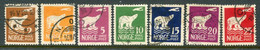 NORWAY 1925 Amundsen's Polar Flight Used.  Michel 109-15 - Used Stamps