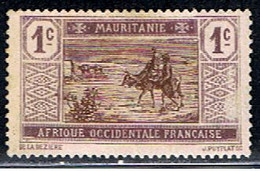 MAURITANIE 21 //  YVERT 17 // 1913-19 - Usados