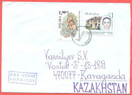 Poland 2002.  The Envelope Passed Through The Mail. Airmail. - Cartas & Documentos