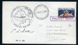 Etats Unis - Enveloppe De Lyttelton Pour La France En 1978 Cachet De Voyage Océanographique - Prix Fixe !!! - Ref S 67 - Brieven En Documenten