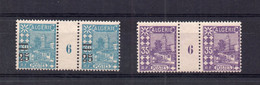 !!! ALGERIE, 2 PAIRES AVEC MILLESIMES 6 NEUVES ** - Strafport