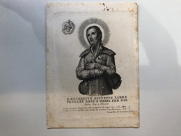 S.Benedetto Giuseppe Labre Pregate Gesu E Maria Per Noi Pater Ave E Gloria …Roma Via De Crociferi - Andachtsbilder