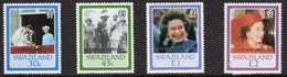 Swaziland 1988 Set Of Stamps To Celebrate The Queens 40th Wedding Anniversary In Unmounted Mint. - Swaziland (1968-...)