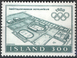 Iceland, 1980, Summer Olympic Games, Moscow, 300 Kr, MNH** - Ungebraucht