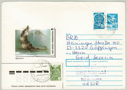UdSSR / CCCP 1988, Ganzsachen-Brief Nach Göppingen (Deutschland), Desmane / Desmanini, WWF - Unclassified