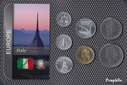 Italien Stgl./unzirkuliert Kursmünzen Stgl./unzirkuliert Ab 1969 1 Lire Bis 100 Lire - Autres & Non Classés