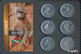 Burundi 2014 Stgl./unzirkuliert Kursmünzen Stgl./unzirkuliert 2014 6 X 5 Francs - Burundi